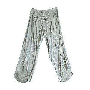 Free People intimately beige slit Leg pants  Woman's Size med Bodo Hippie dp2